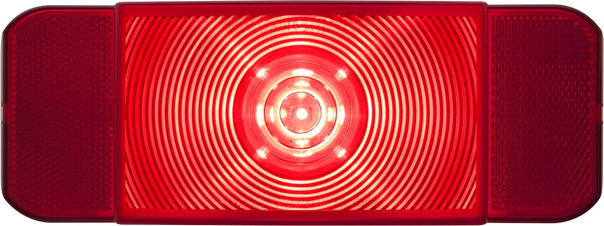 Optronics Trailer Light, LED, 12.8 V DC, Black Base - RVSTLB60FS