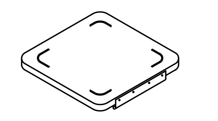 Ventline Roof Vent Lid, Fits 14 in x 14 in Standard Roof Vents, Radius Cornered - BV0534-00