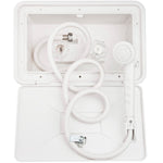 Dura Faucet Exterior Shower, 11 in Width x 6 in Height, White - DF-SA170-WT
