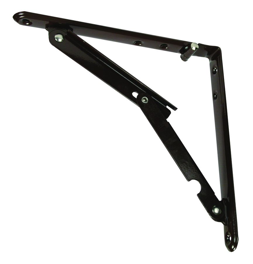JR Products Shelf Bracket, 7-3/4 in x 7-3/4 in x 11-3/4 in, 50 lb Load Capacity - 20735