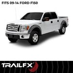TrailFX Fender Flare, 2 in Front And 2-1/4 in Rear Tire Coverage, Black Smooth Paintable Finish, Set Of 4 - TFF3002S