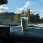Silwy Magnetic Travel Mug, 12 oz Capacity, Stainless Steel, 3.3 in Diameter x 5.6 in Height - SYFL-TC-SA