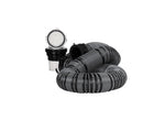Valterra Sewer Hose, 15 ft Extended Length, 53 in Compressed Length, 3 in Diameter - D04-0650