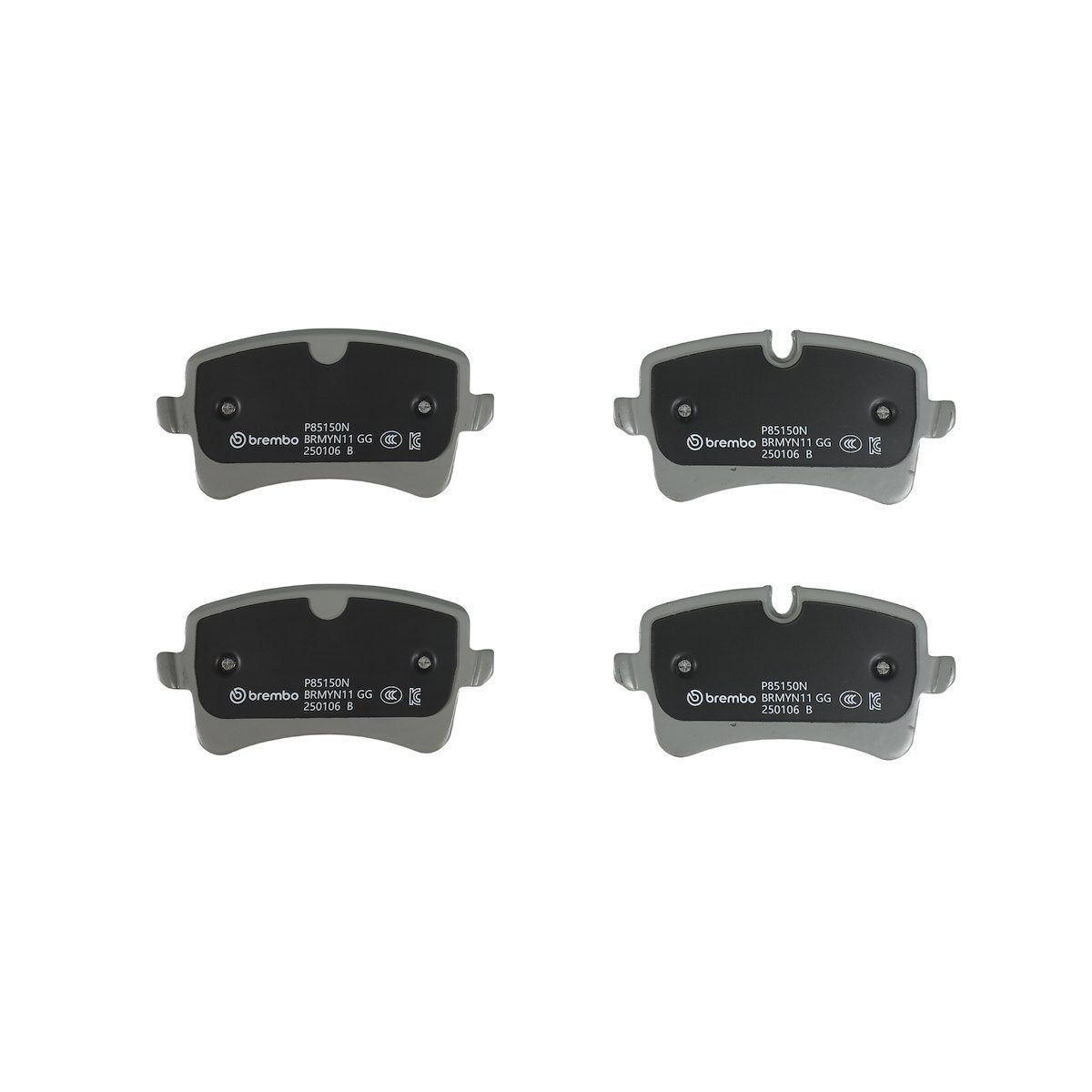 Brembo Brake Pad, FMSI Number D1547-8755, Ceramic, Set Of 4 - P85150N