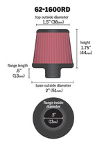 K&N Air Filter Elements 62-1600RD product image 4