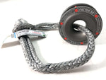 Factor 55 Shackle Rope, 22000 lb Maximum Capacity, For Synthetic Rope Diameters 5/16 to 1/2 in, Aluminum Pulley - 00264