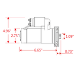 Powermaster Starter, 4.4:1 Gear Reduction Ratio, 153 Or 168 Tooth Count - 9100