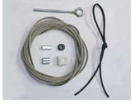 BAL RV Slide Out Cable Repair Kit, 17 ft Length, Stainless Steel - 22305