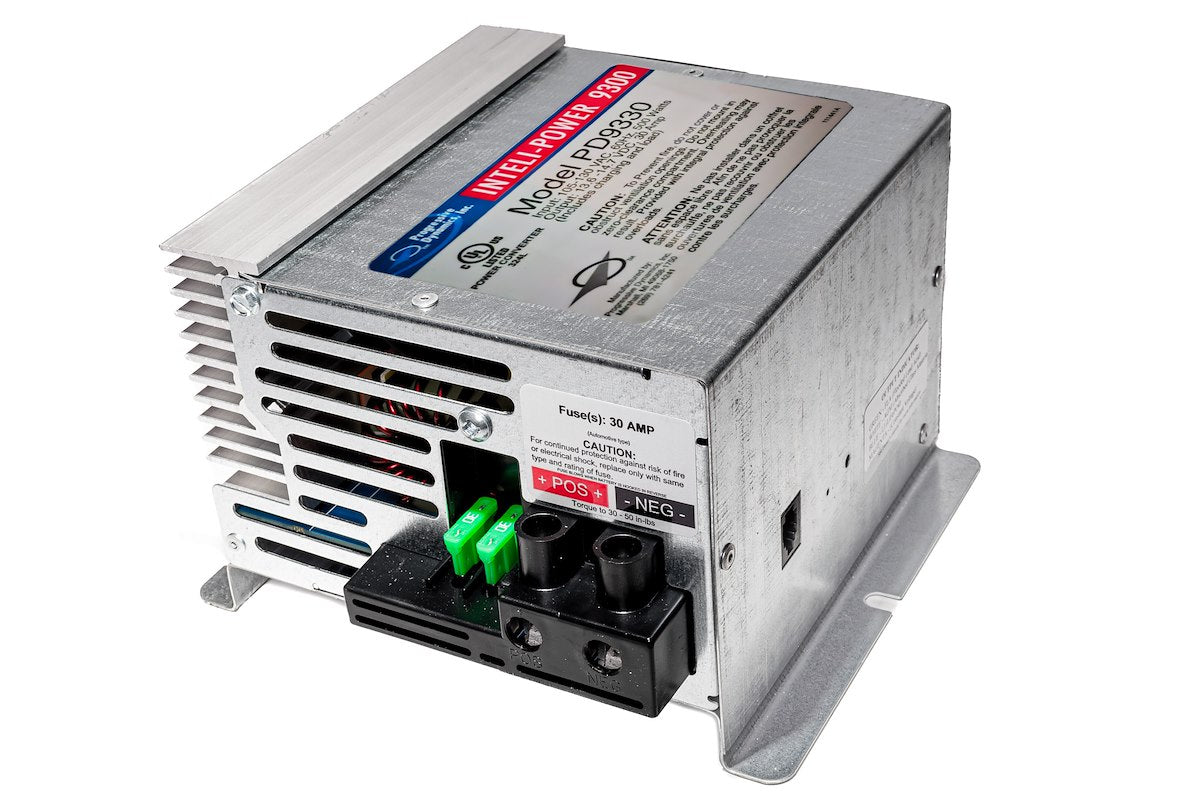 Progressive Dynamics Power Converter, Inteli-Power  9300 Series, Converts 105 To 130 V AC To 13.6 V DC, 500 Continuous Watts - PD9330V