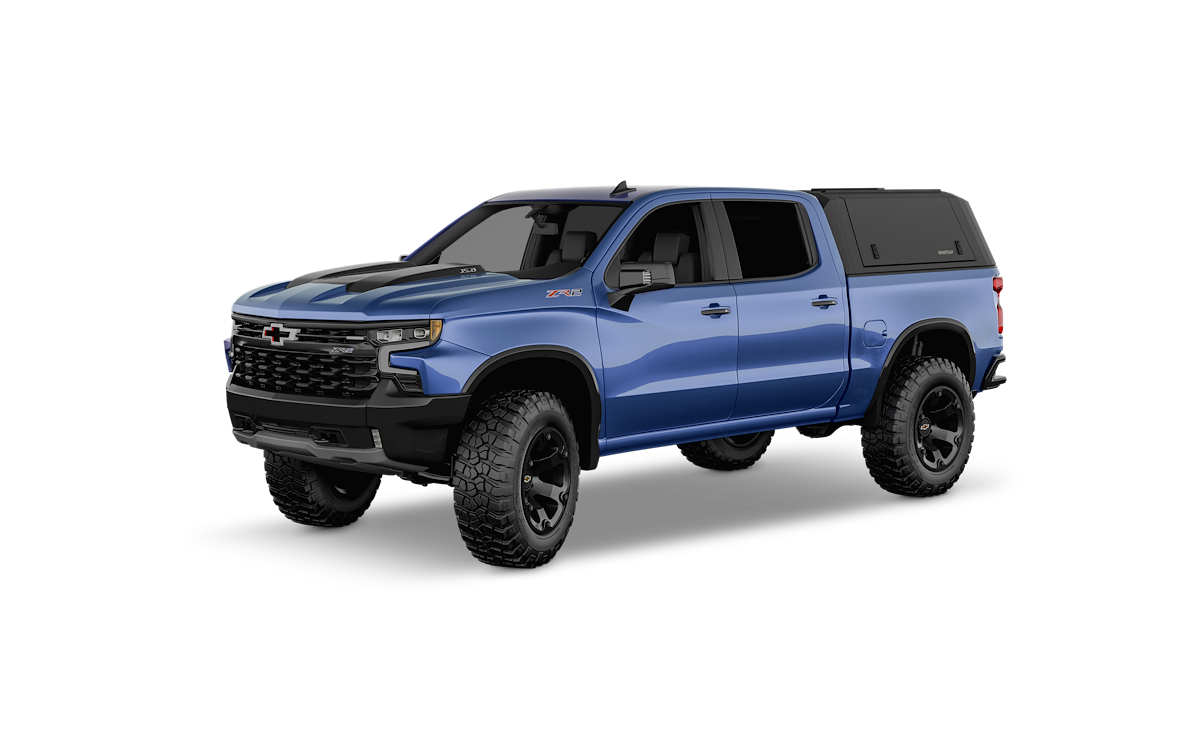 SmartCap Truck Cap, Holds Up To 330 lb When Moving And 770 lb When Parked, Matte Black, Stainless Steel - EA0108-MB