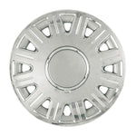Coast2Coast Wheel Cover, 16 in, 12 Spoke, Chrome Plated/Silver, Set Of 4 - IWC41216CN
