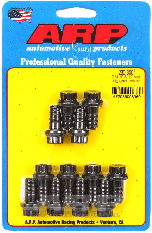ARP Differential Ring Gear Bolt, 0.800 in Under Head Length, 3/8 in - 24 Thread Size, 12 Point Head Type - 230-3001