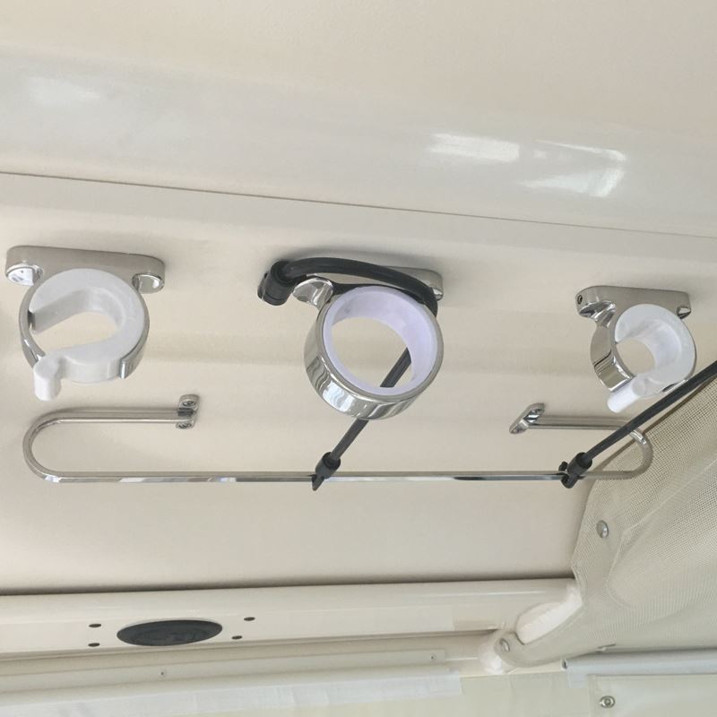 Taco Fishing Rod Holder, 316L Stainless Steel - F16-2700-1