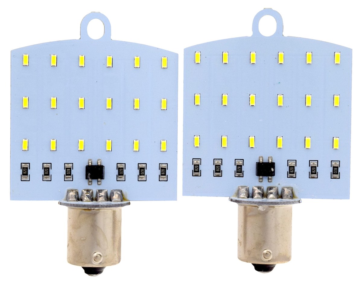 Valterra Multi Purpose Light Bulb - LED, Replacement For 1141/1156 Bulbs, LED Flat Bulb, Daylight/Bright White, Pack Of 2 - DG72532VP