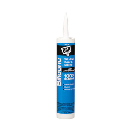 DAP Caulk Sealant, White, 10.1 oz Cartridge - 7079808646