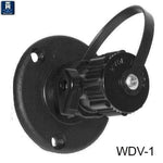 T-H Marine Boat Washdown Fitting, 3/4 in Hose Diameter, 2-1/4 in Flange Diameter, Black - WDV-1-DP