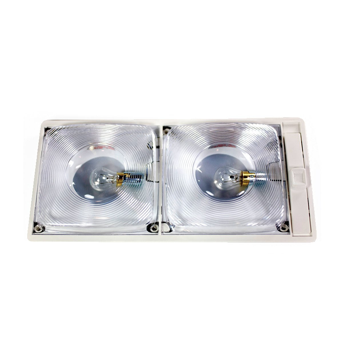 Arcon Dome Light, Incandescent Bulb, 12 V, 11-1/2 in Length x 5-1/2 in Width x 1-5/8 in Height, Set of 2 - 11825