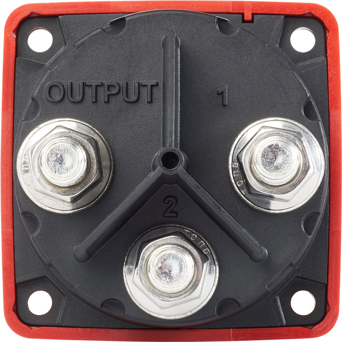 Blue Sea Battery Selector Switch, M Series, 4 Position, 2 Batteries - 6007-BSS