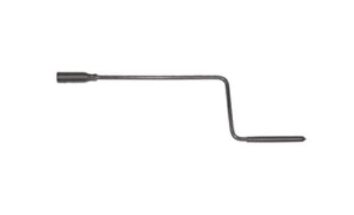 BAL RV Trailer Stabilizer Jack Stand Crank, Black, Steel, 14 in Shaft Reach - 23033
