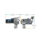 GPI Liquid Transfer Tank Pump, M-150S Series, 12 V DC, 15 gal Per Minute - 110000-99