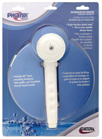 Phoenix Products Shower Head, Hand-Held With 60 in Vinyl Hose, White - PF276024