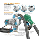 GPI Liquid Transfer Tank Pump, G20 Series, 12 V DC, 20 gal Per Minute - 162000-03