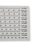 MSD Ignition Timing Tape, For Use With 5.25/6/6.375/6.75/7/7.25/7.5/8 in Harmonic Balancers - 8985