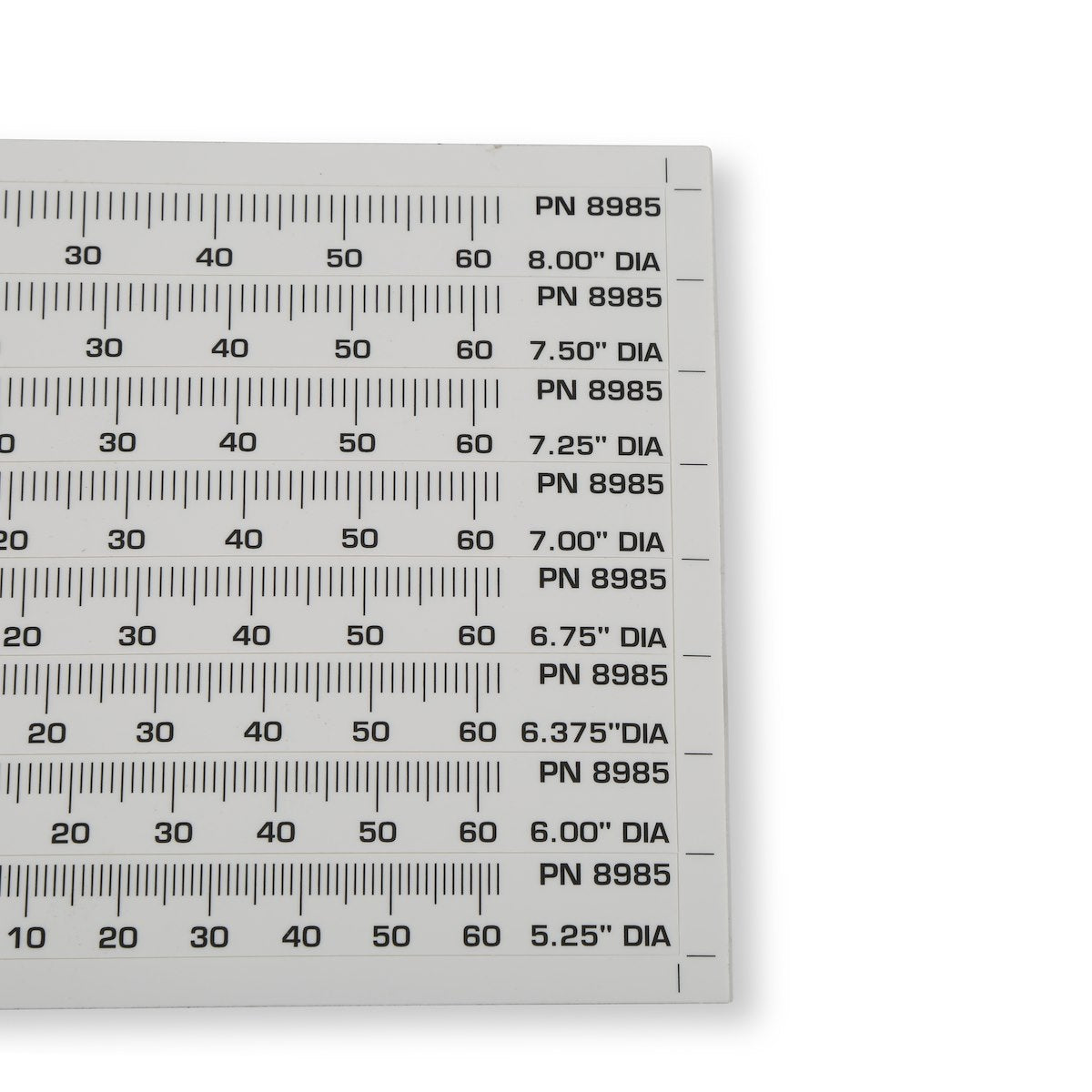 MSD Ignition Timing Tape, For Use With 5.25/6/6.375/6.75/7/7.25/7.5/8 in Harmonic Balancers - 8985