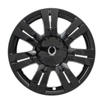 Coast2Coast Wheel Skin, 18 in, 7 Double Spokes, Gloss Black, Set Of 4 - IWCIMP357BLK