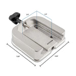 Cannon Downrigger Mount, 316-Grade Stainless Steel Construction, 5-1/4 in Length x 5-1/4 in Width Dimension - 1904045