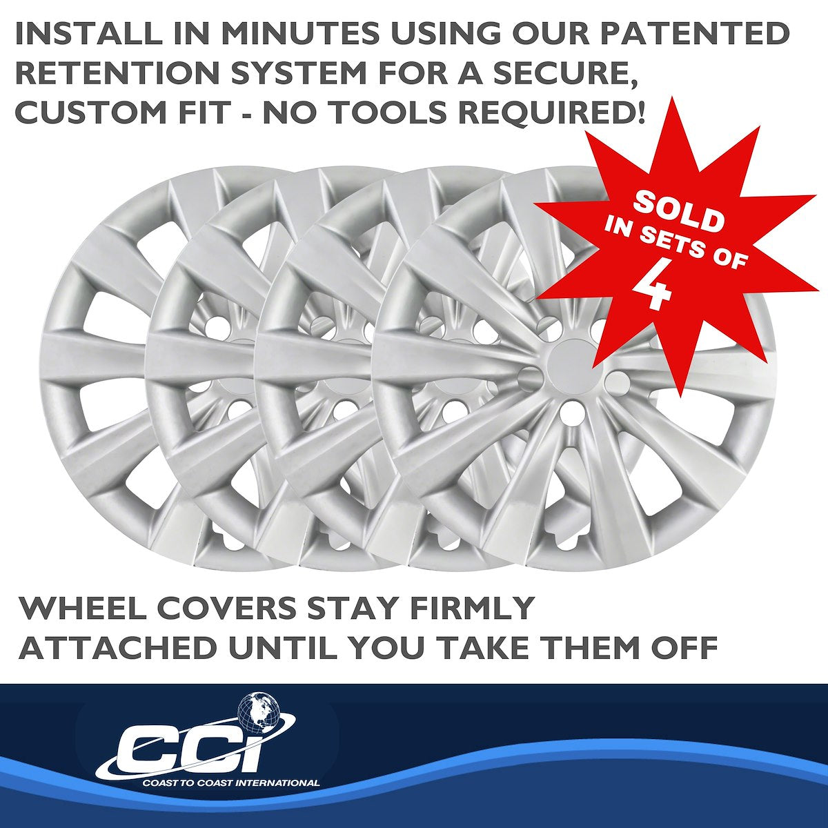 Coast2Coast Universal Wheel Covers IWC50816S product image 4