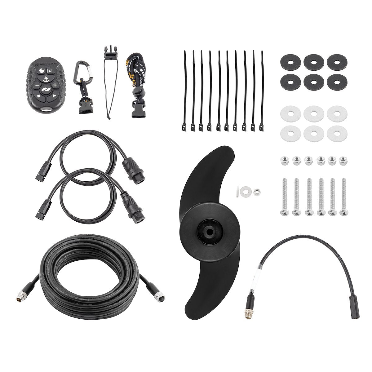 Minn Kota Trolling Motor, 55 lb Of Thrust, 54 in Length, 12 V - 1358451