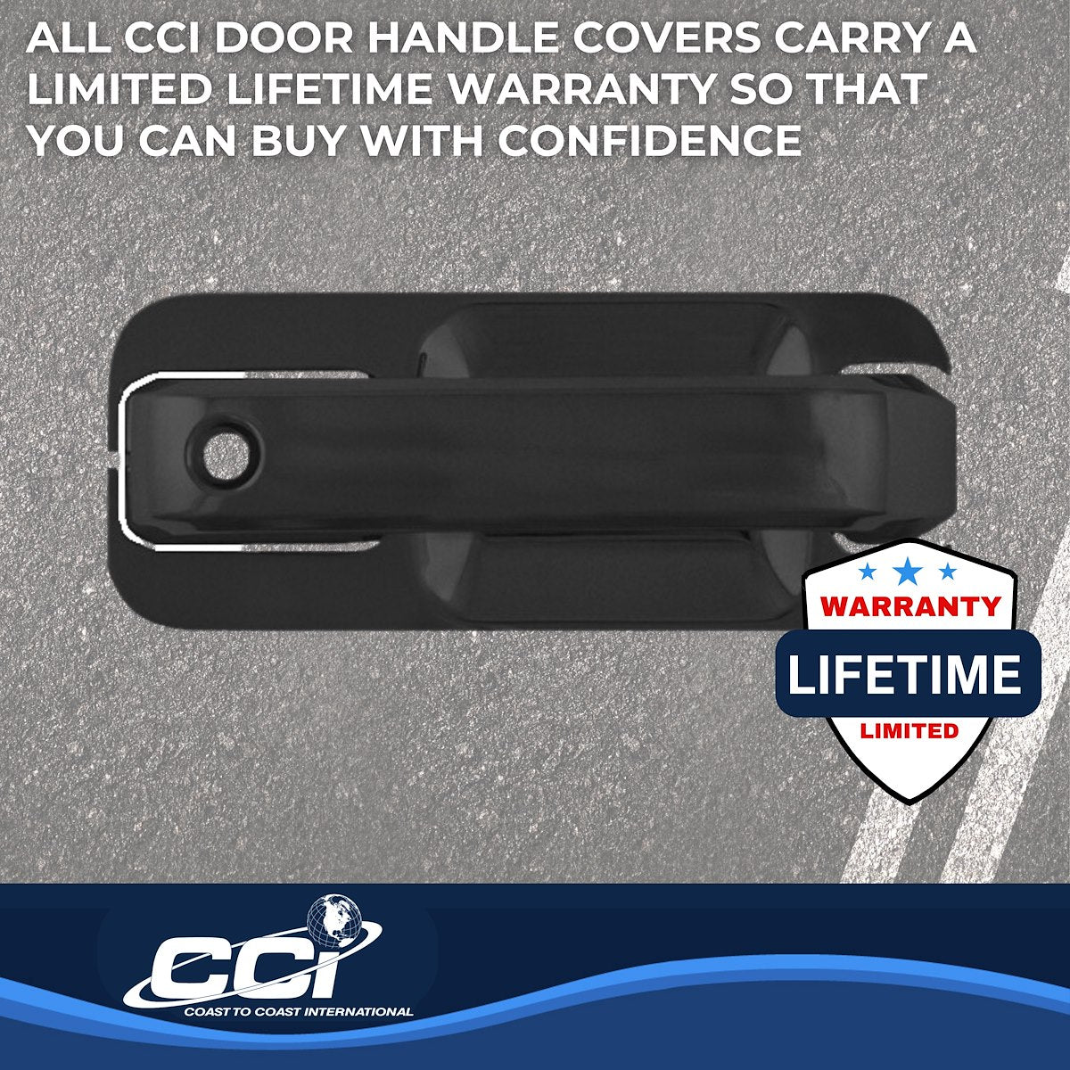 Coast2Coast Door Handle Covers CCIDH68570BBK product image 4