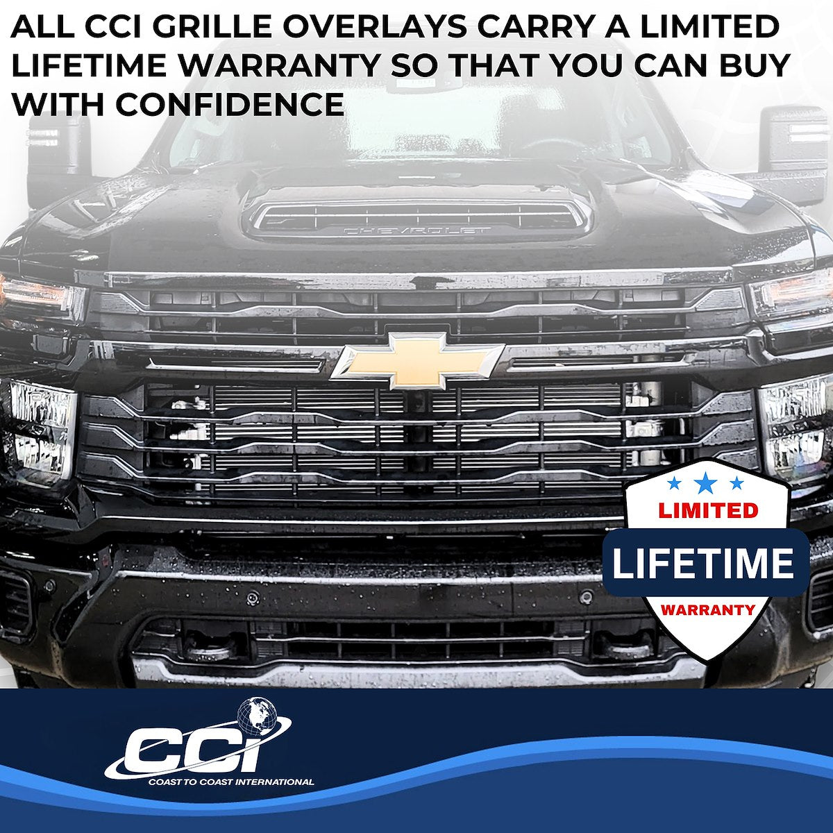 Coast2Coast Grille Overlays GI208BLK product image 3