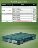 AirBedz by Pittman Outdoors Truck Bed Air Mattress, 72 in Length X 55 in Width X 12 in Height Inflated - PPI-PV203C