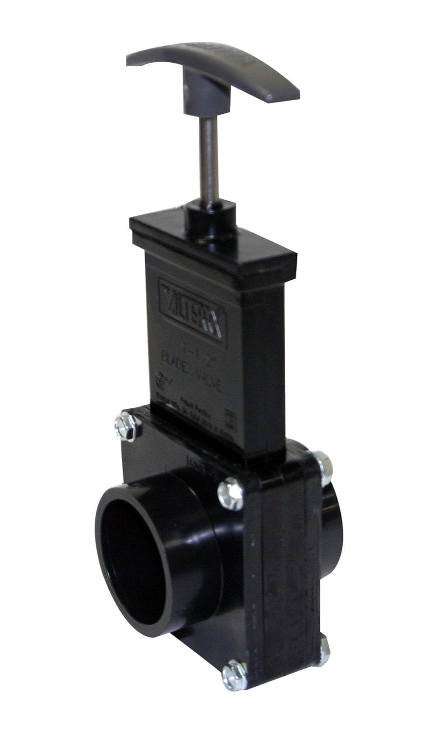 Valterra Sewer Waste Valve, Waste Valve For RV Black Water System, 1-1/2 in Waste Valve, With 1-1/2 in Spigot x 1-1/2 in Hub - T1001