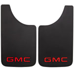 Plasticolor Mud Flap, Easy-Fit Series, Red GMC Logo, Black, Set Of 2 - 000545R01