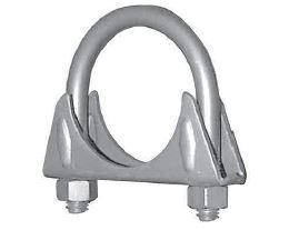 Nickson Exhaust Clamp, 2-1/2 in Diameter, Stainless Steel - 00105