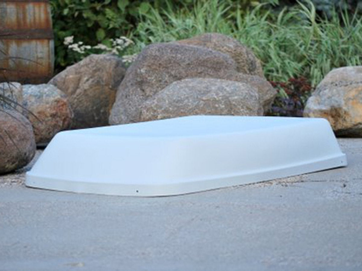 Icon Air Conditioner Shroud, 40 in Length x 28-1/2 in Width x 6-1/2 in Height, Polar White - 00752