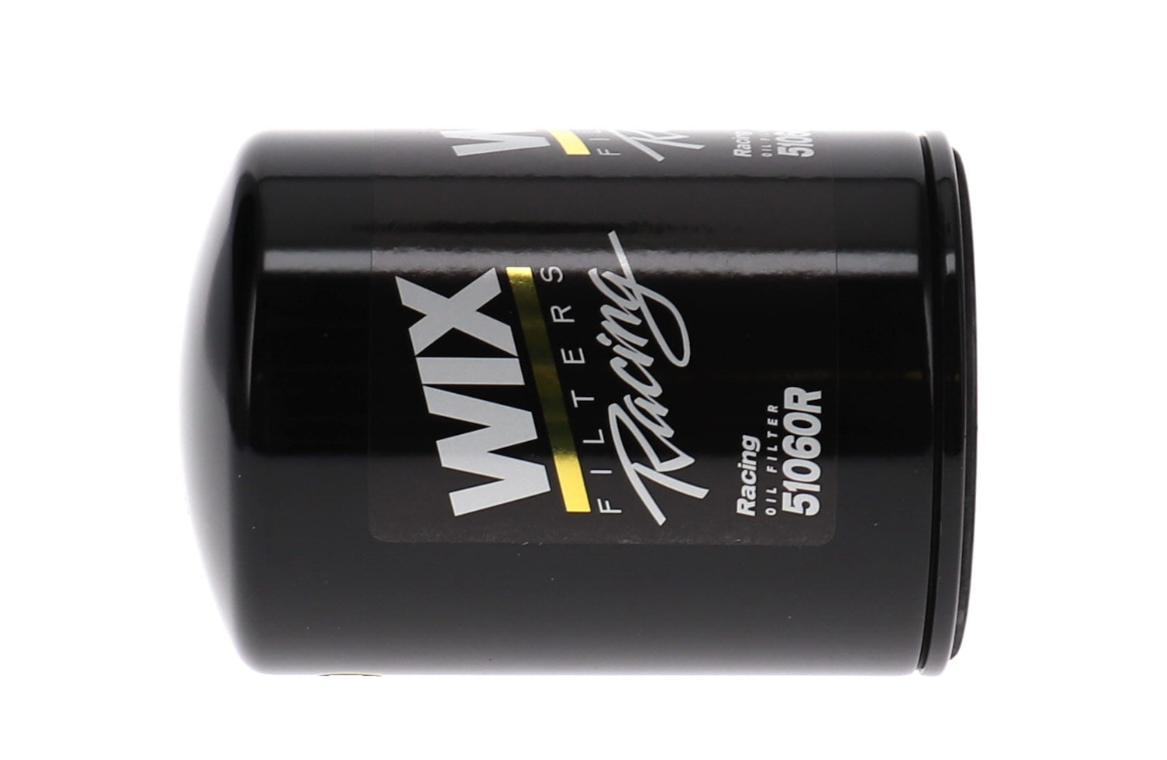 WIX Filters Oil Filter, Spin-On Style, 3.6 in Outside Diameter x 5.17 in Height, Black Housing With Wix Racing Logo - 51060R