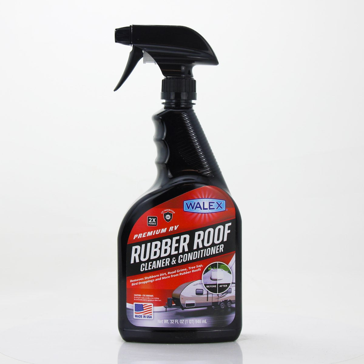 Walex Rubber Roof Cleaner, 32 oz Spray Bottle - WALRR32