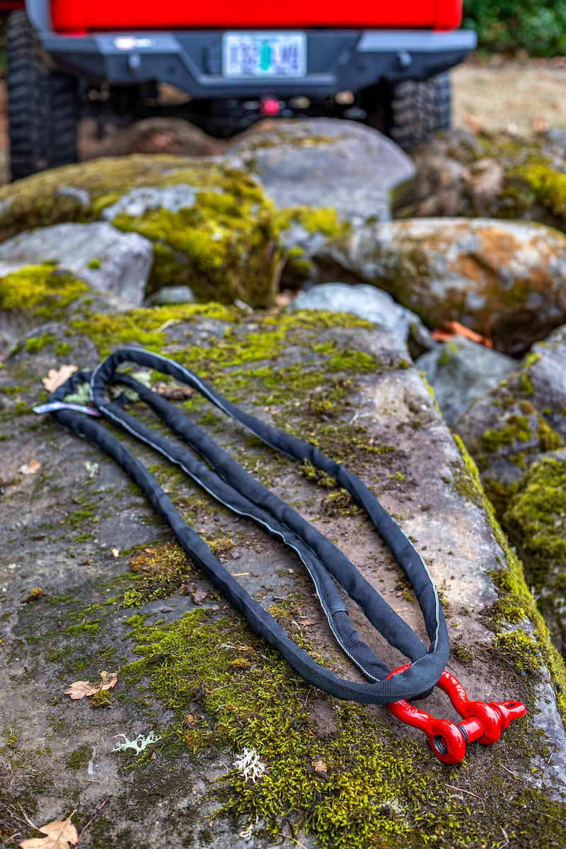 Factor 55 Shackle Rope, 7/16 in Diameter x 6 ft Length, Rated To 6930 lb Working Load Limit, 34650 lb Minimum Breaking Strength - 00338