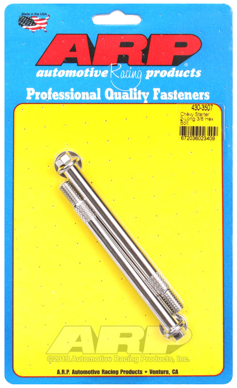 ARP Starter Bolt, With 3/8 in Bolt Starter, 4.450 in Under Head Length, Set of 2 - 430-3507