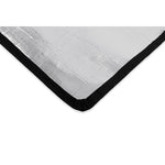 Camco Roof Vent Insulation, For 14 in x 14 in Vents, 16-1/4 in Length x 16-1/4 in Width, Black Nylon Ripstop And Silver Reflective Backing - 45149