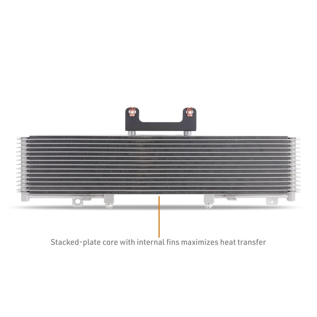 Mishimoto Fluid Cooler, 27 in Length x 6 in Height x 1.25 in Depth Core Dimension, 0.65 qt, 14 Row Cooler - MMTC-GMT-99