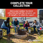 Lippert Camping Chair, 38-1/2 in Length x 42 in Height x 26 in Depth, 500 lb Weight Capacity - 2023053729