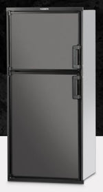 Dometic Refrigerator, Dual Compartment 2 Door Refrigerator With Freezer, 6 Cubic ft, 110 V AC - DM2672LB1