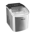Magic Chef Ice Machine, 8.7 in Width x 11.4 in Height x 11.6 in Depth Overall Dimension, Produces Up To 27 lb Ice Per Day, Stainless Steel - MCIM27ST