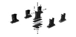 Holman Ladder Rack, Pro III Series, 1000 lb Capacity, Gloss Black - 4SLSMR