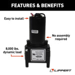 Lippert Trailer Landing Gear Motor, 5000 lb Lift Capacity - 142178